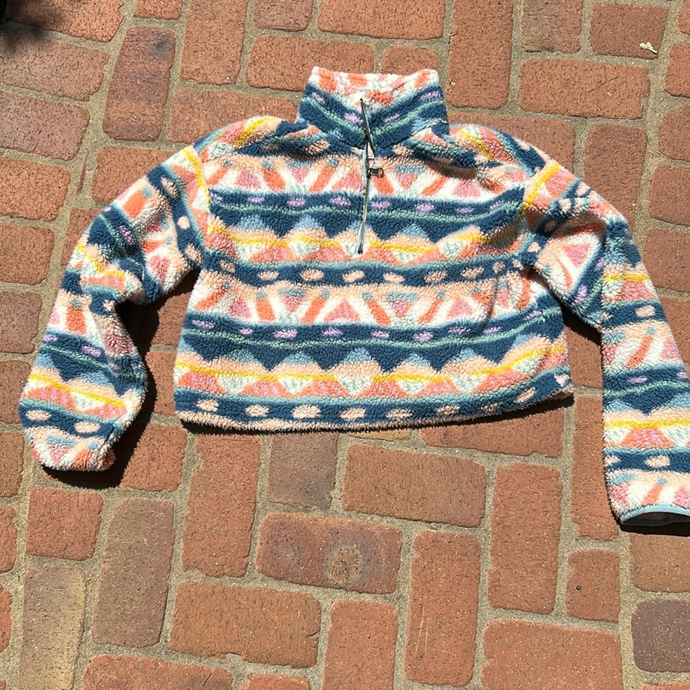 Billabong x The Salty Blonde Sherpa pullover